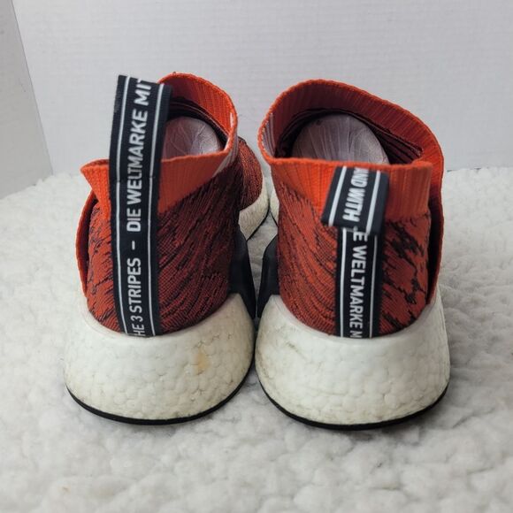 Adidas NMD CS2 PK Nomad City Mens Sock Size 13 Red Black White Boost BY940 - Picture 4 of 7